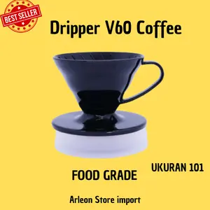 V60 Dripper Plastic 01 Muranee Coffee Dripper Plastik 1-2 Cup