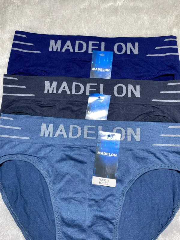 PROMO 3-6 PCS,CELANA DALAM PRIA SEGITIGA,KATUN RAJUT,SEAMLES,ADEM,NYAMAN Kotak Dewasa Karet Cowok Boxer Pendek 3