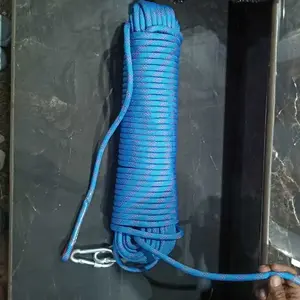 Tali Karmantel Paracord Panjat Tebing Mendaki dengan 2 Carabiner