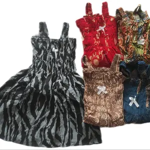 PAKET HEMAT 5 pcs Dress KERUT Anak 1-4 Tahun/Daster Kerut Smok/Rayon Santung Terlaris Bunda Perempuan Cewek Bayi Katun