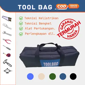 Tas Toolbag murah serbaguna / Tas Dongkrak Mobil / Tas Perkakas / Tas Alat bahan waterproof model Ransel