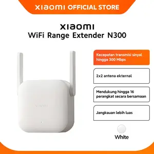 Official Xiaomi Wifi Range Extender N300 | 2x2 Antena Eksternal | 300 Mbps