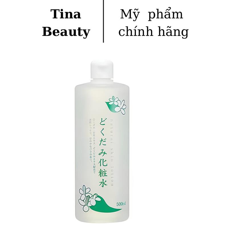 Nước Hoa Hồng Toner Diếp Cá Chinoshio Dokudami Natural Skin Lotion Nhật Bản 500ml Skincare