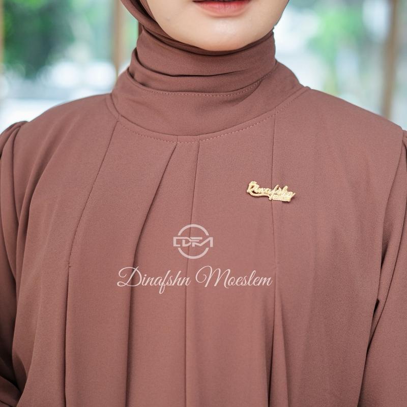 DFM - Jasmine Set Gamis Abaya Wanita Terbaru - Ceruty 8