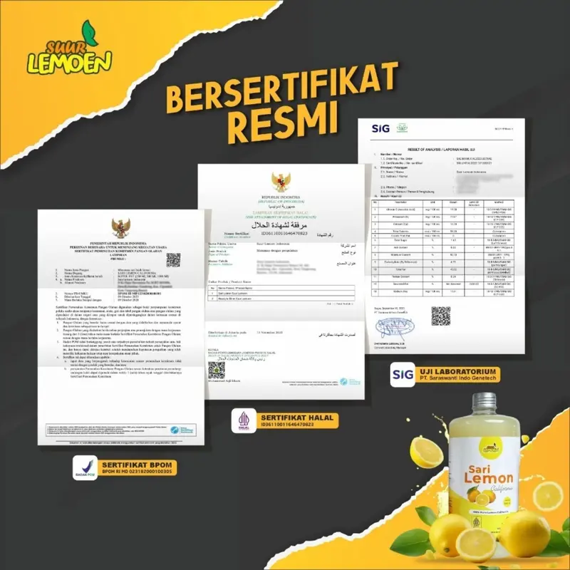 Sari Lemon Murni 500ML By Suur Lemoen 2
