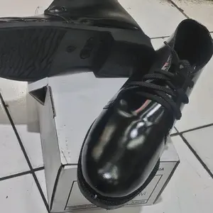 sepatu pdh tni ad luck molding sanggat awet.sepatu pdh tni ad kulit asli/sepatu pdh asli kulit Shoes Hitam Kerja Pria Safety