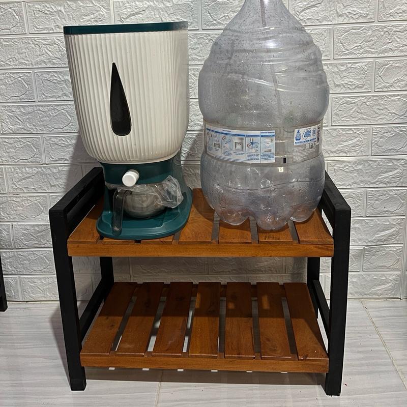 Rak Aquarium 50x25 2 susun Rak Serbaguna Kayu 2