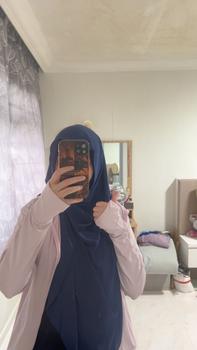 Product Review of TSM Ikat instant shawl with attached neck inner Korean chiffon Front & Back Coverage green all seasons from A**0 2