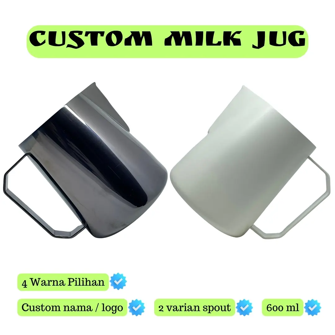JJ MILK JUG 600ML CUSTOM NAMA MILK PITCHER UK 600 ML