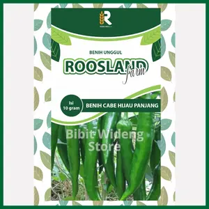 ( 10 Gram ) Benih Cabe Hijau Panjang | Cabai Hijau Lokal | Cabe Hijau Besar Panjang