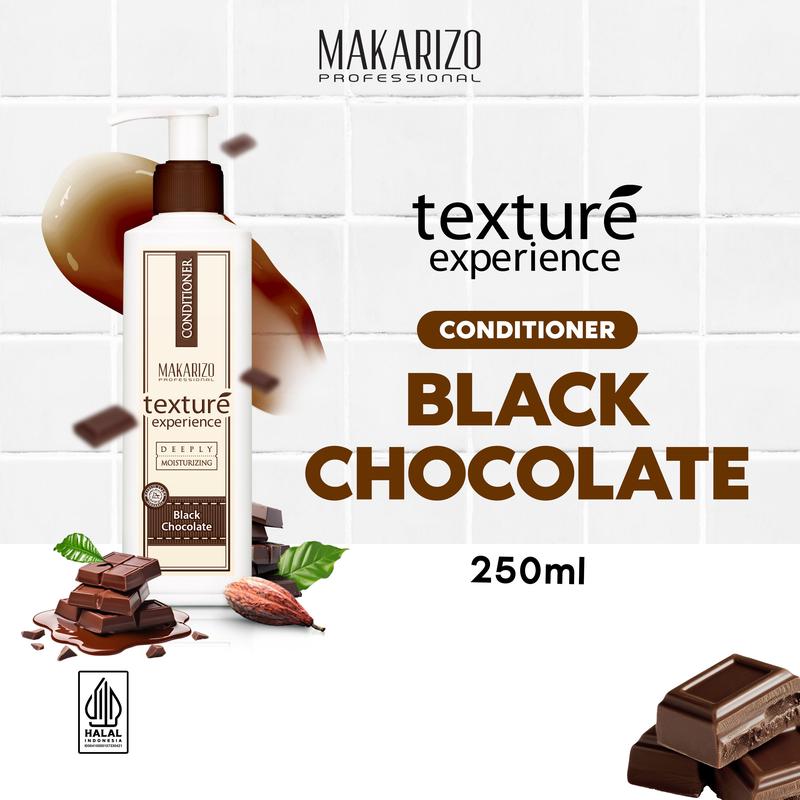 Texture Experience Journey Hair Bundle Black Chocolate untuk Rambut Kering Makarizo Professional 2