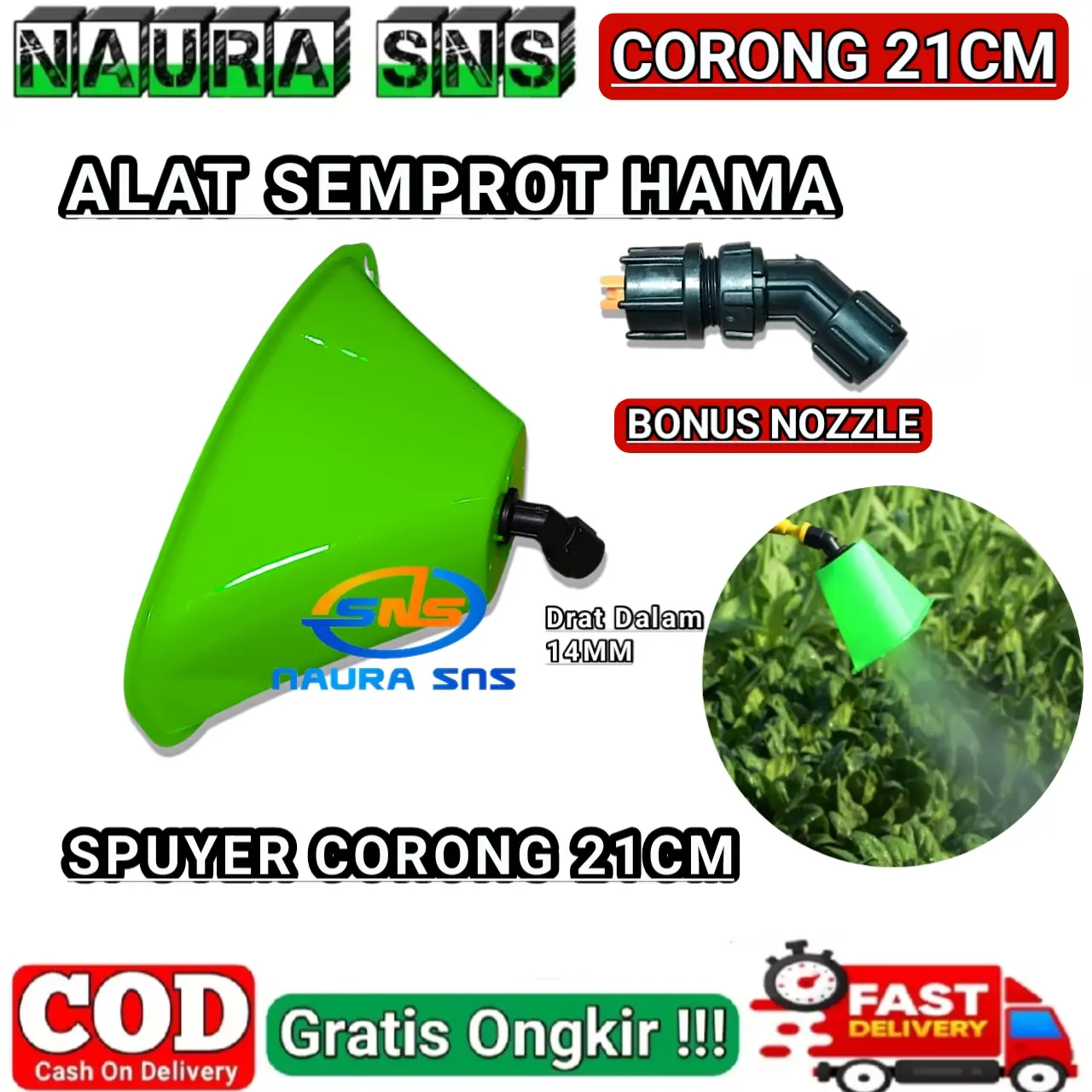 SPUYER / NOZZLE SPRAYER / NOZLE PLASTIK CORONG ANTI ANGIN UKURAN KECIL