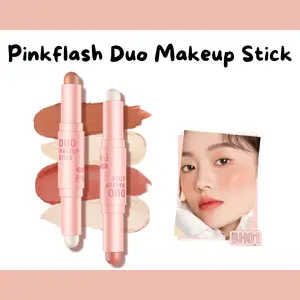 Pinkflash Duo Makeup Stick Contour & Highlighter 3D Waterproof Bronzer Creamy