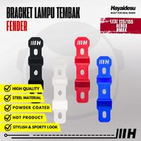 Gambar Hayaidesu Bracket Lampu Tembak FENDER Bar stand dudukan Lampu Tembak NMAX LEXI AEROX - HITAM dari Hayaidesu Indonesia Kab. Tangerang 1 Tokopedia