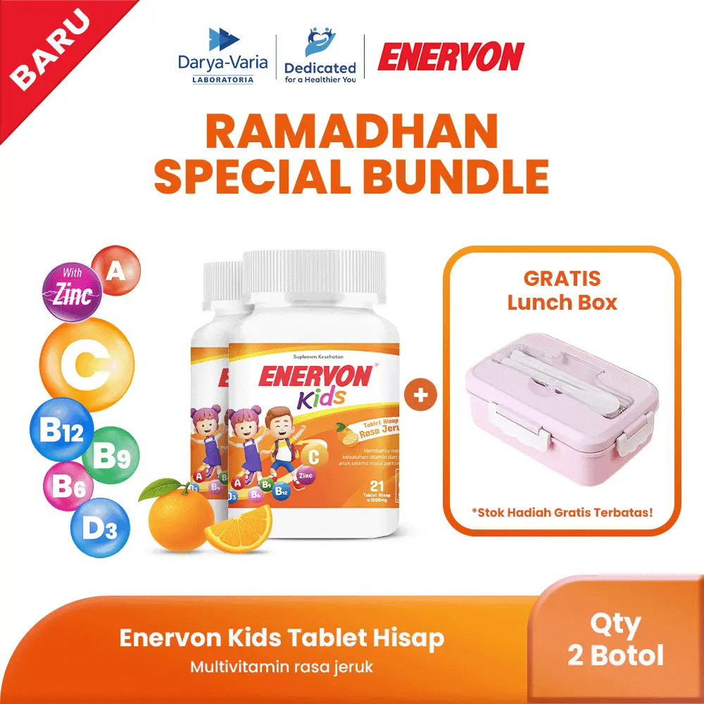 (Paket Ramadhan) 2 Botol + Lunchbox