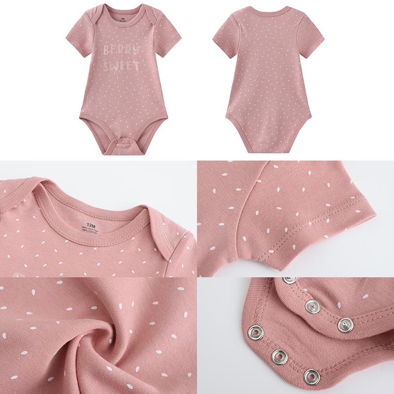 Bayi Baru Lahir Pakaian Terkini-Pakaian Bayi-Pakaian Bayi Lanjut-5 Potongan-Cetakan Matahari Strawberry-100% Kapas-Hadiah Untuk Anak Baru Lahir Bayi Baru Lahir Pakaian Terkini-Pakaian Bayi-Pakaian Bayi Lanjut-5 Potongan-Cetakan Matahari Strawberry-100% Kapas-Hadiah Untuk Anak Baru Lahir