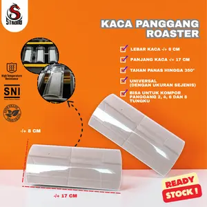 STRONG Kaca Panggang Sosis / Roaster 2 Tungku 4 Tungku 6 Tungku 8 Tungku Universal