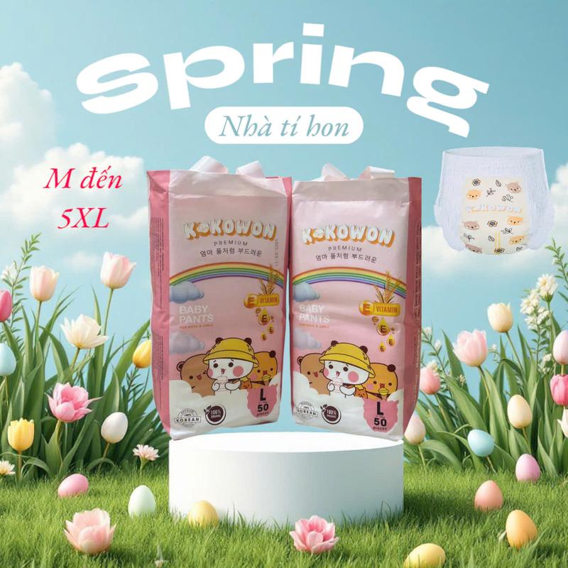 Bỉm Tả Quần KOKOWON Phom Bo Chun Đủ Size Cho Bé Yêu M Dến 5XL