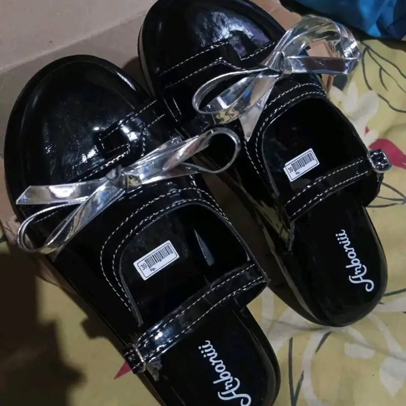 Sandal Wanita Wedges 1,5 Cm Hak Tinggi Korea Style Sandal Wanita 2025 Kekinian Sandal Kasual Wanita Model Terbaru Anti Slip Ringan Dan empuk 3