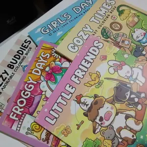AKUSA Buku Mewarnai Coloring Book Edukasi 48 Lembar Buku Latihan Menggambar Anak Kertas Tebal Tidak Mudah Sobek BG003