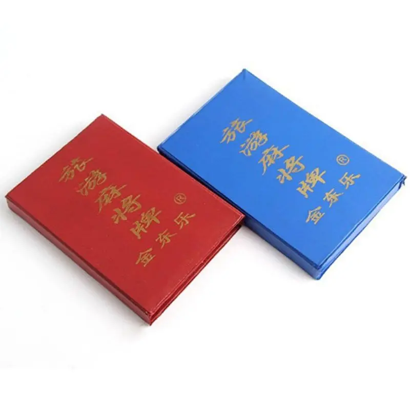144Pcs/Set Mahjong Portable Mini Mahyong Mainan Traditional Chinese Board Game Travel 6
