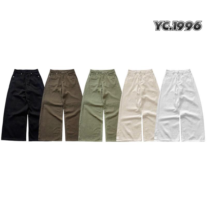 YC1996 - Quần Jeans Ống Siêu Rộng 4 Màu Local Brand Unisex