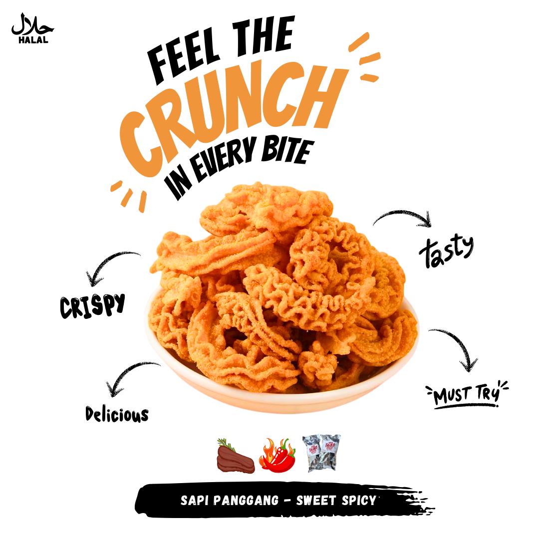 (HALAL) taiko krezz RASA BARU/Camilan ikan cumi kembang/Camilan murah/ Hadiah makanan/Camilan higienis/snack box/mukbang snack/snack 500g/snack 1kg/cemilan/cemilan enak simple/snack box kekinian/asmrmukbang/Cemilan Murah Halal/Cemilan