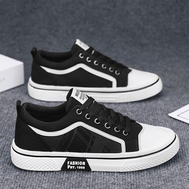 Giày Sneaker nam ST2 SHOES - TK31 Giày Thể Thao Nam Chất Vải Canvas Phong Cách Hàn Quốc Cực Đẹp Dễ Phối Đồ Thoáng Nhẹ