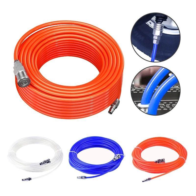 20 Meter / 10 Meter Selang Pu Kompresor Angin / Air Tekanan Tinggi Set Quick Coupler 0