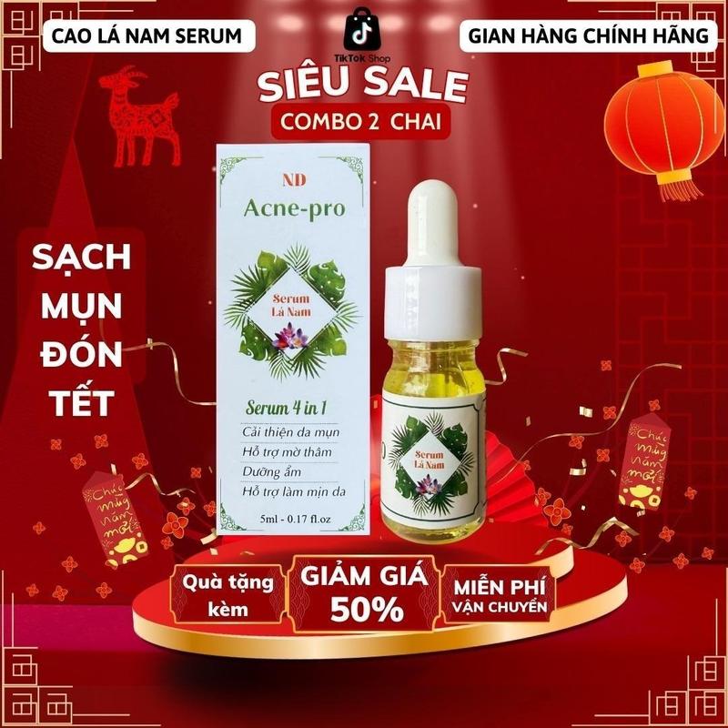  COMBO 2 Cao Lá Nam Cải Thiện Mụn Và Thâm 4 In 1 Cao Cấp Không Chứa Corticoid 