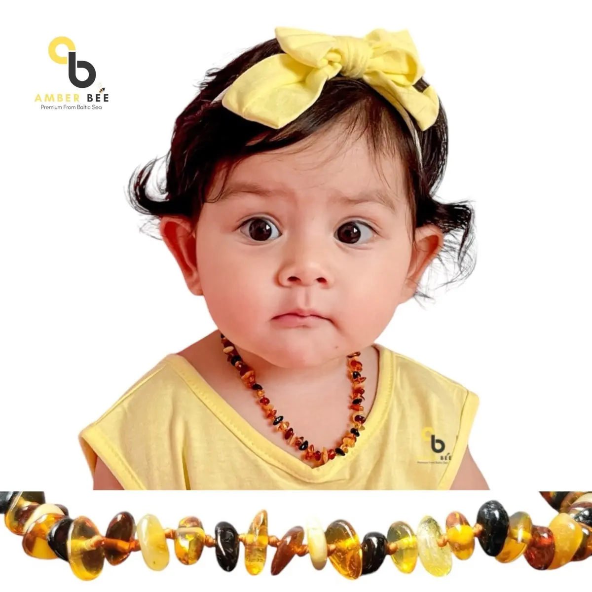FREE Gelang - Kalung Amber Bayi & Anak Amber Ori Baltic Premium by AMBER BEE gala