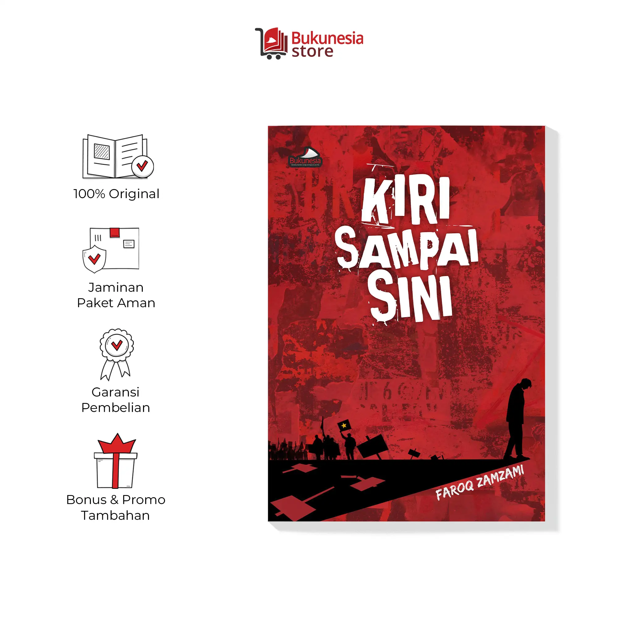 Buku Fiksi Novel - Kiri Sampai Sini (Bukunesia)