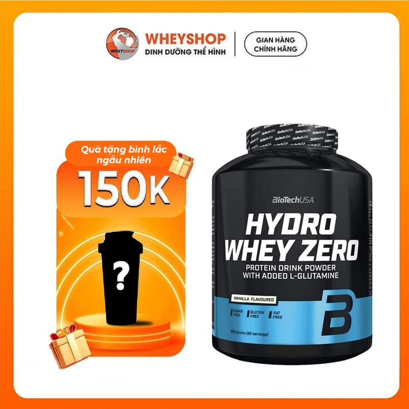 (A)BiotechUSA Hydro Whey Zero 4Lbs (1.8kg) | WHEYSHOP HCM