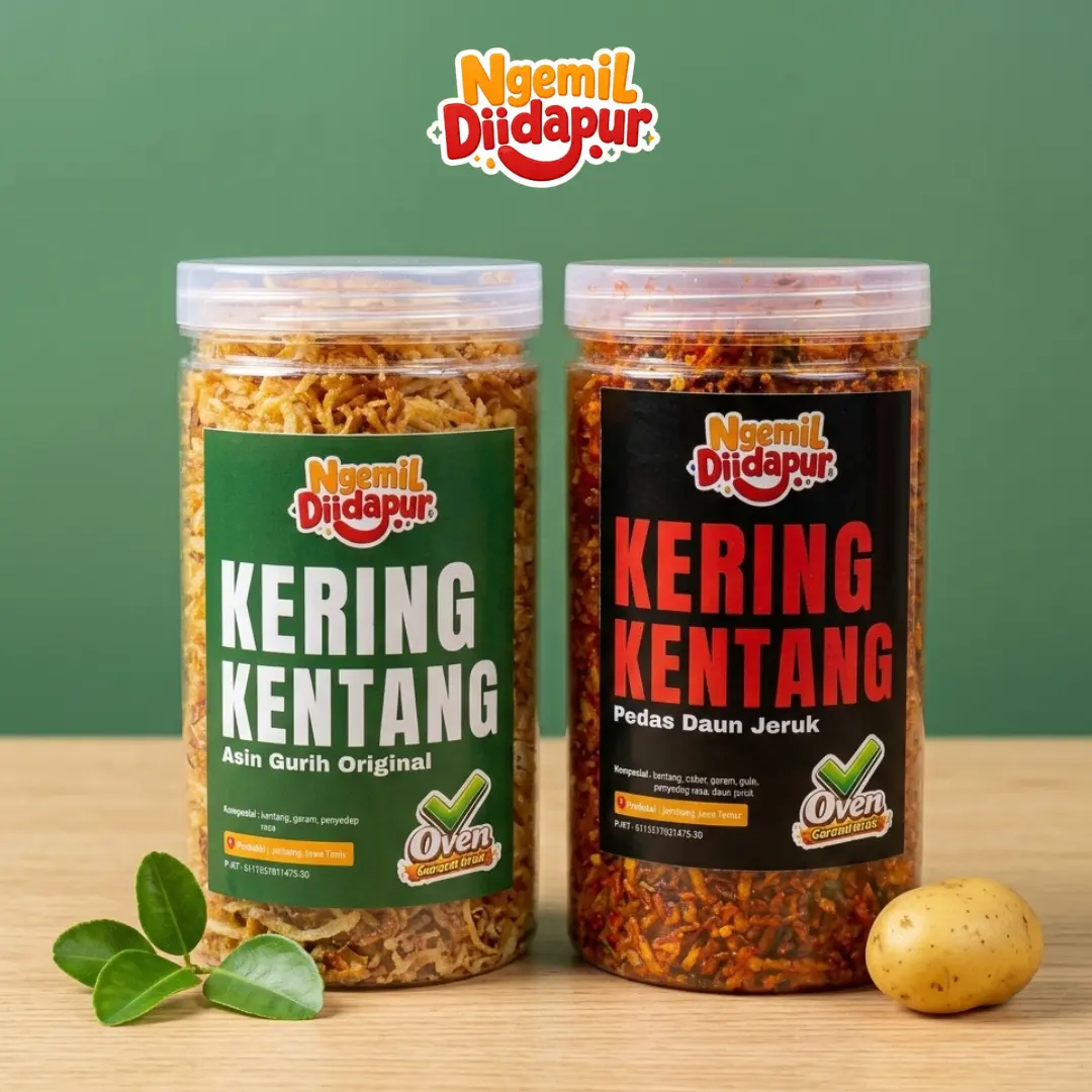 Ngemil Diidapur - Kentang Mustofa Pedas Manis Original Pedas Daun Jeruk
