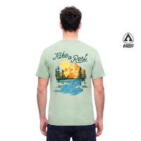 Gambar Aerostreet Take a Rest Sage Green Kaos Pria T-shirt Cowok Lengan Pendek Men Casual Cotton Combed - Take A Rest Sage Green, M dari Aerostreet Kab. Klaten 1 Tokopedia