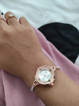 Product Review of JTSR016 - Jam Tangan Wanita Tali Rantai Serut Simple Elegant Jam Analog Fashion Korea Model Bulat Quartz from A**a 2