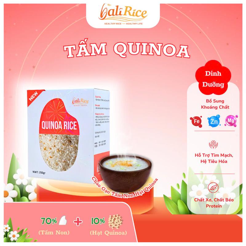 [BALIRICE] Set gồm 5 hộp (Khi mua 1 Set Tặng 1kg Tấm Thơm) Gạo Tấm Non Mix Hạt Dinh Dưỡng - Thương Hiệu BaliRice 5