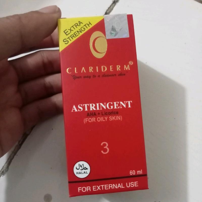 toner pembersih wajah/claridem asli ori 60 ml 3