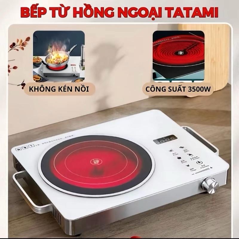 Bếp Hồng Ngoại TATAMI Cao Cấp Cảm Ứng Đa Chức Năng Công Suất 3500W Thiết Kế Sang Trọng, Tiết Kiệm Điện (Giao Màu Ngẫu Nhiên)