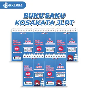 Tangochou JLPT N5 N4 N3 N2 N1 Buku Saku Hafalan Kosakata Bahasa Jepang - Kotoba Flashcard Belajar