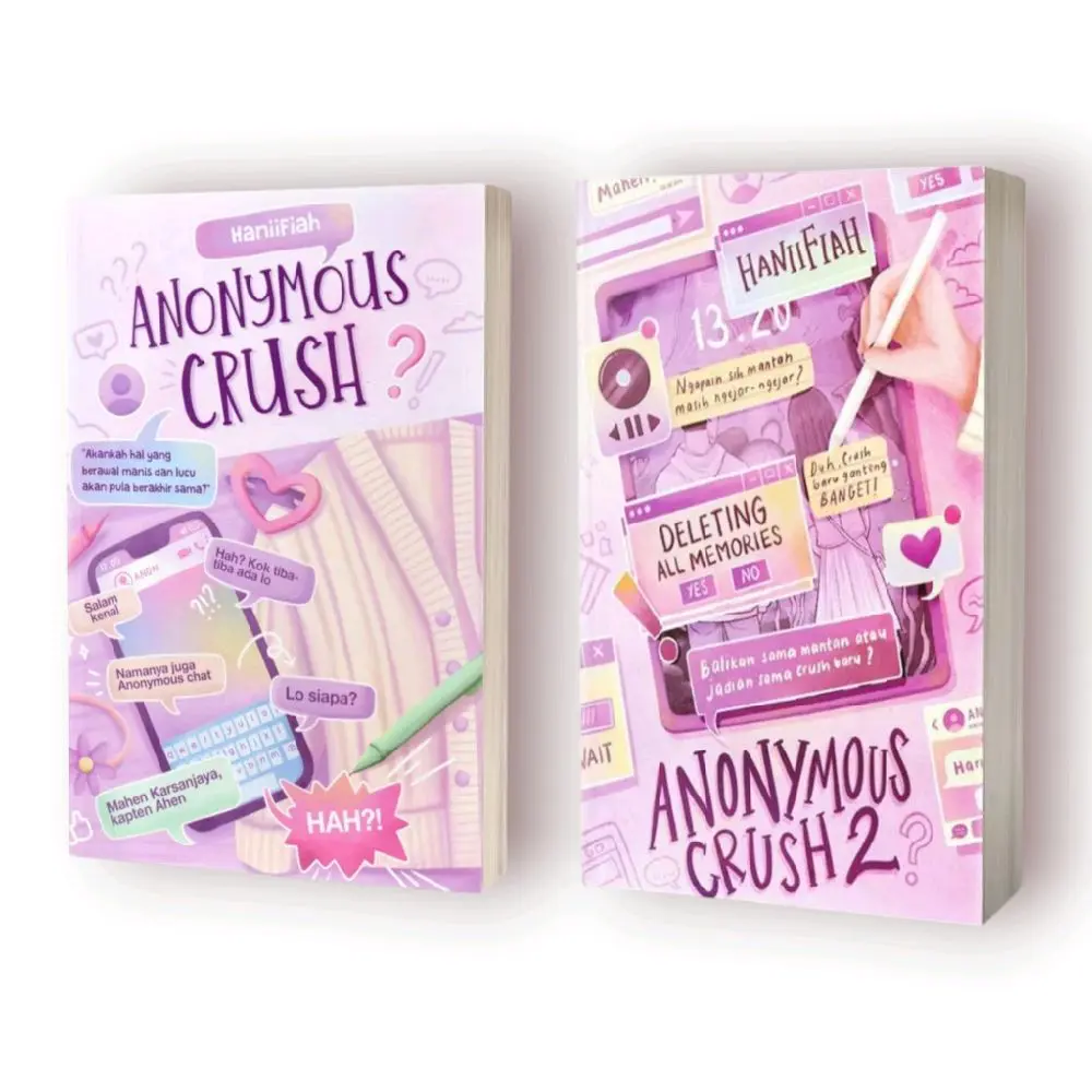 NOVEL REMAJA ANONYMOUS CRUSH? JILID 1 & 2 by Haniifiah