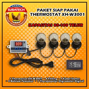 Paket Siap Pakai XH THD 4P Thermostat Termostat Pemanas Thermo-Hygrome