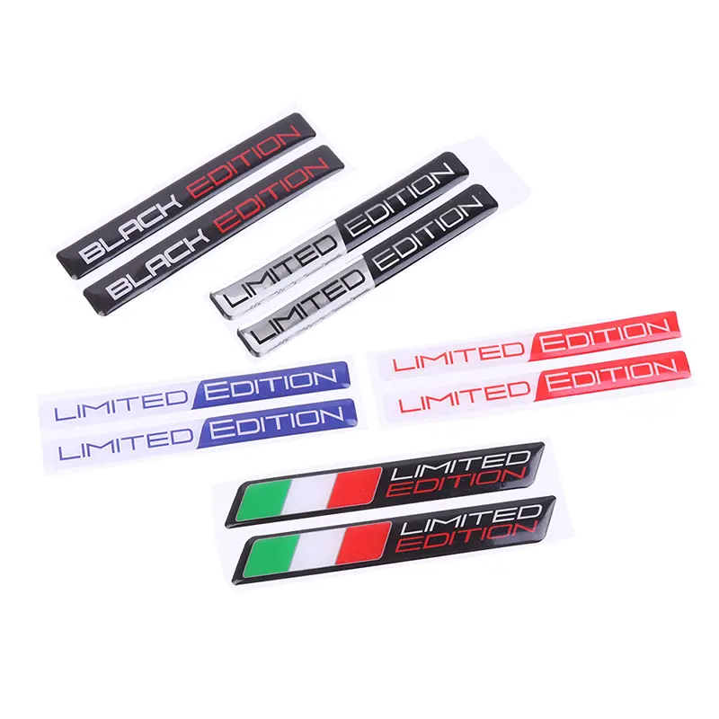 3D Car Sticker Limited Edition Emblem Badge Decal Case Black Edition Sticker Motorcycle Tank Pad Decal Case Car Styling Stickers