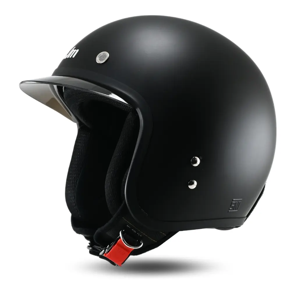 Helm Half Face Mjm Capello Retro Terbaru Polos Pria Wanita Dewasa SNI Mds Magnum Murah COD