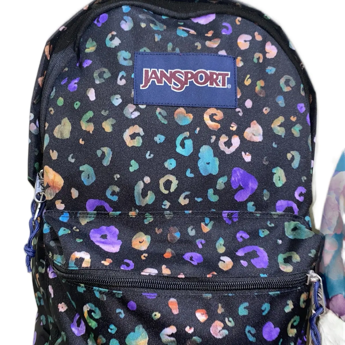 TAS JANSPORT FULL JS FULL EMBOSS HITAM ABSTRAK PRIA
