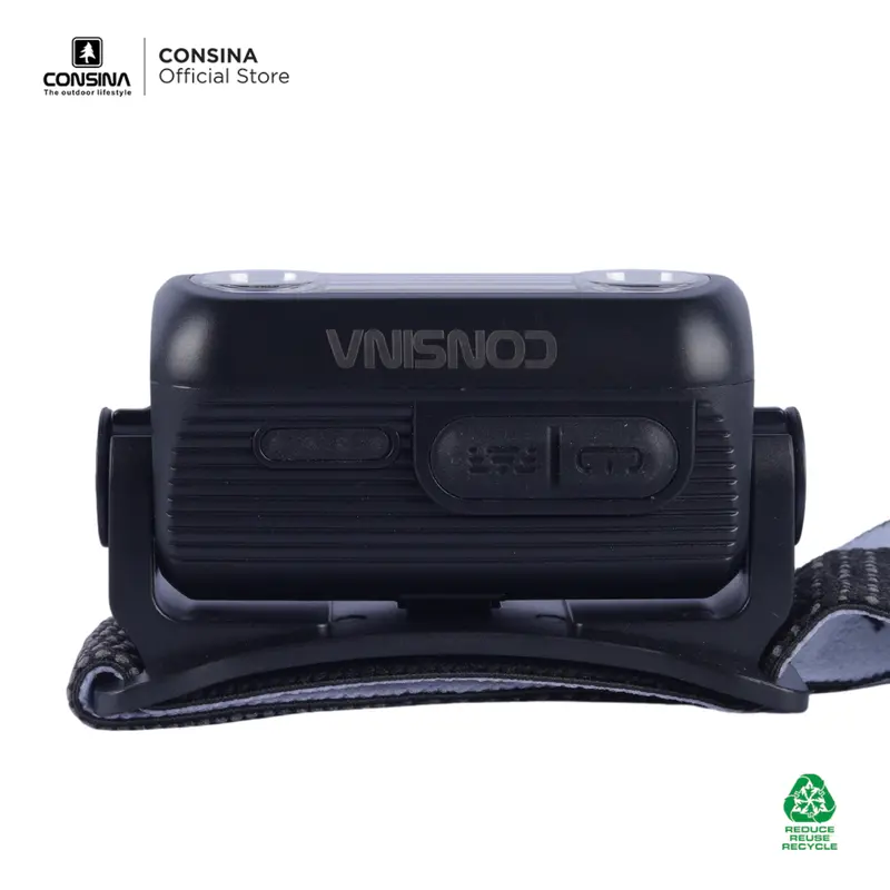 Consina Headlight W909 Lampu Senter Kepala Emergency | Headlamp Camping Outdoor Hiking Gunung Mancing 4