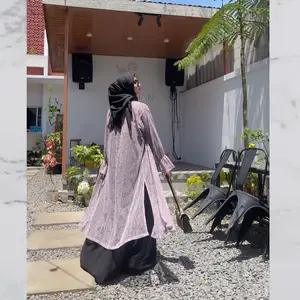 Chaira Blazer by elsafa brukat lace Wanita Panjang Casual