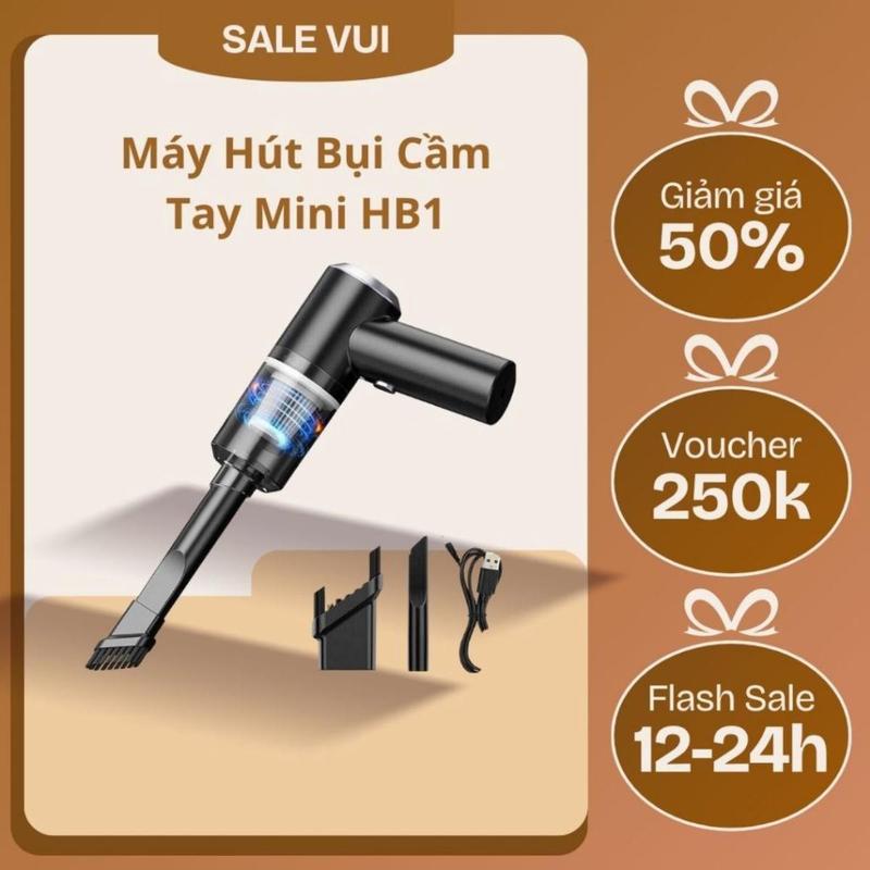 Máy Hút Bụi Cầm Tay, Máy Hút Bụi Mini Không Dây, Vệ Sinh Ô Tô, Gia Đình, Hút…