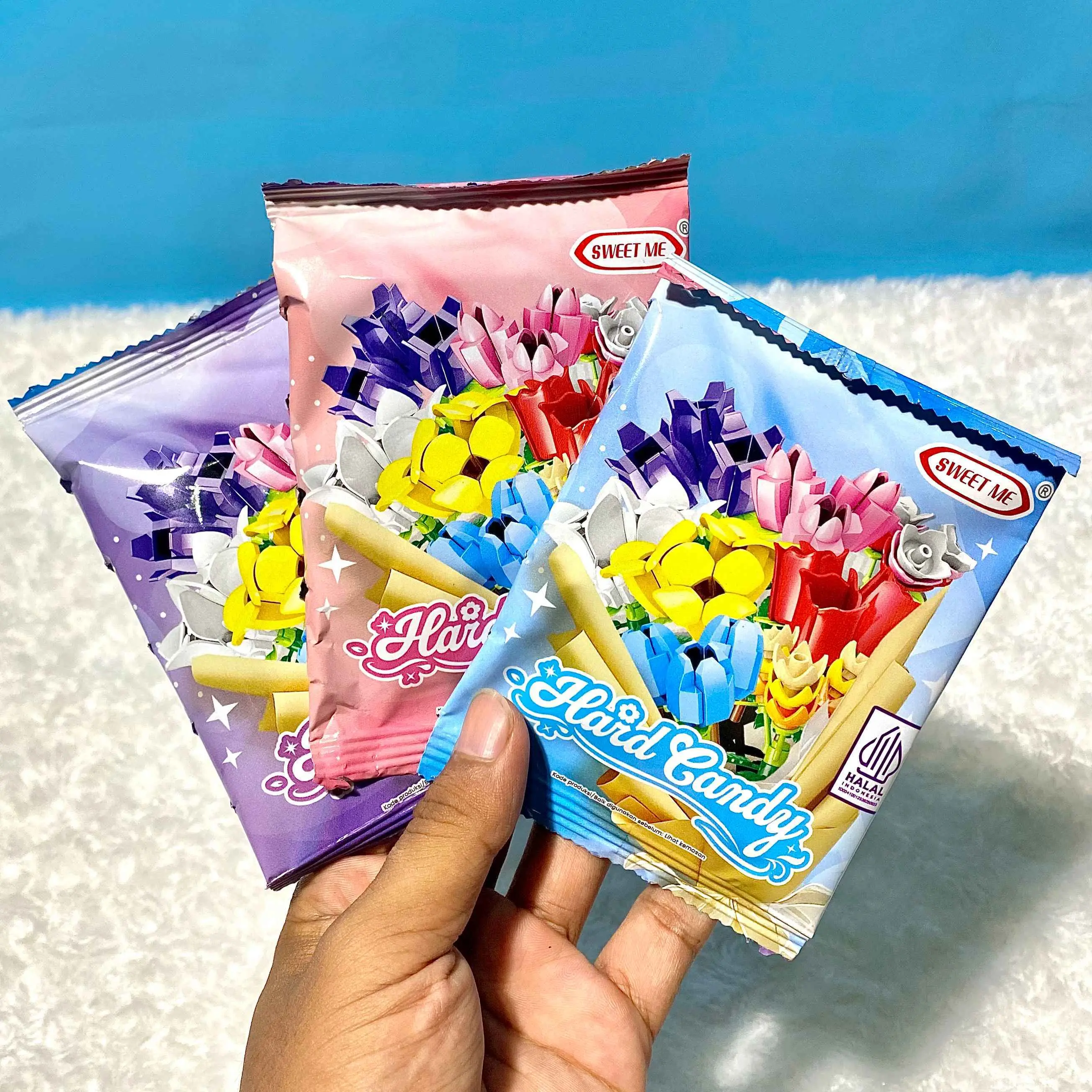 Mainan Anak Bongkar Pasang Bunga Surprise Candy - Model Toys
