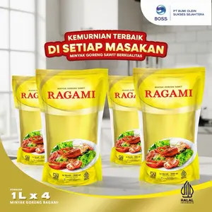 Minyak Goreng RAGAMI 4L (1Lx4)Minyak Goreng Samit Terbaik untuk Masakan Anda